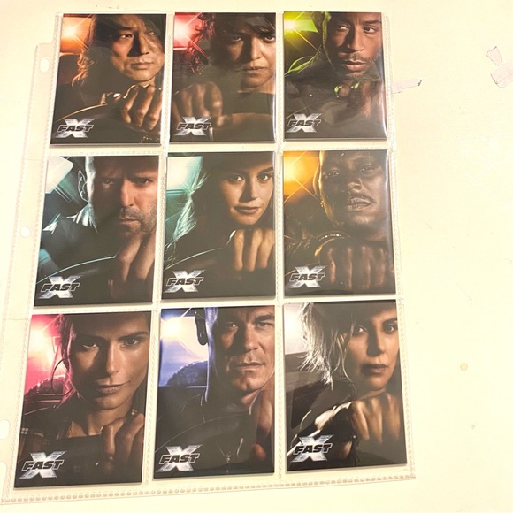 10 Card Base Set Fast X (2023) Movie Trading Cards Fast and the Furious - Picture 3 of 7